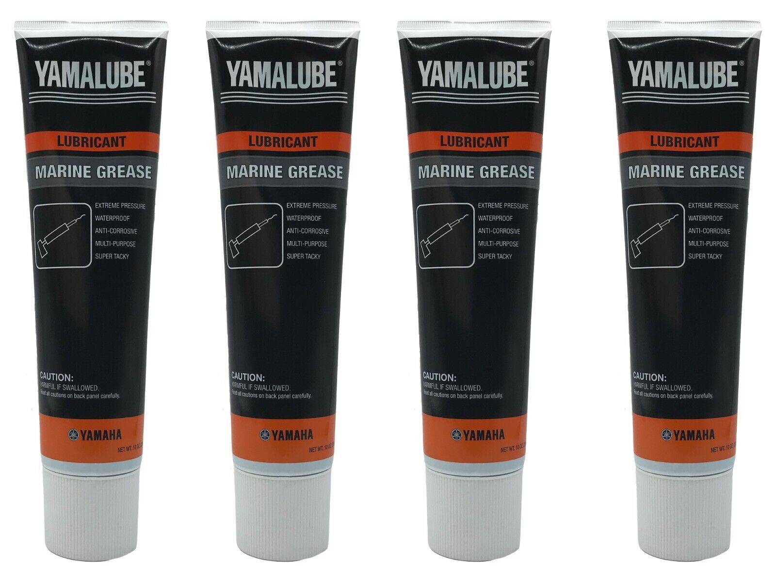 Yamaha Genuine OEM Yamalube 10oz Marine Grease - 4 Pack