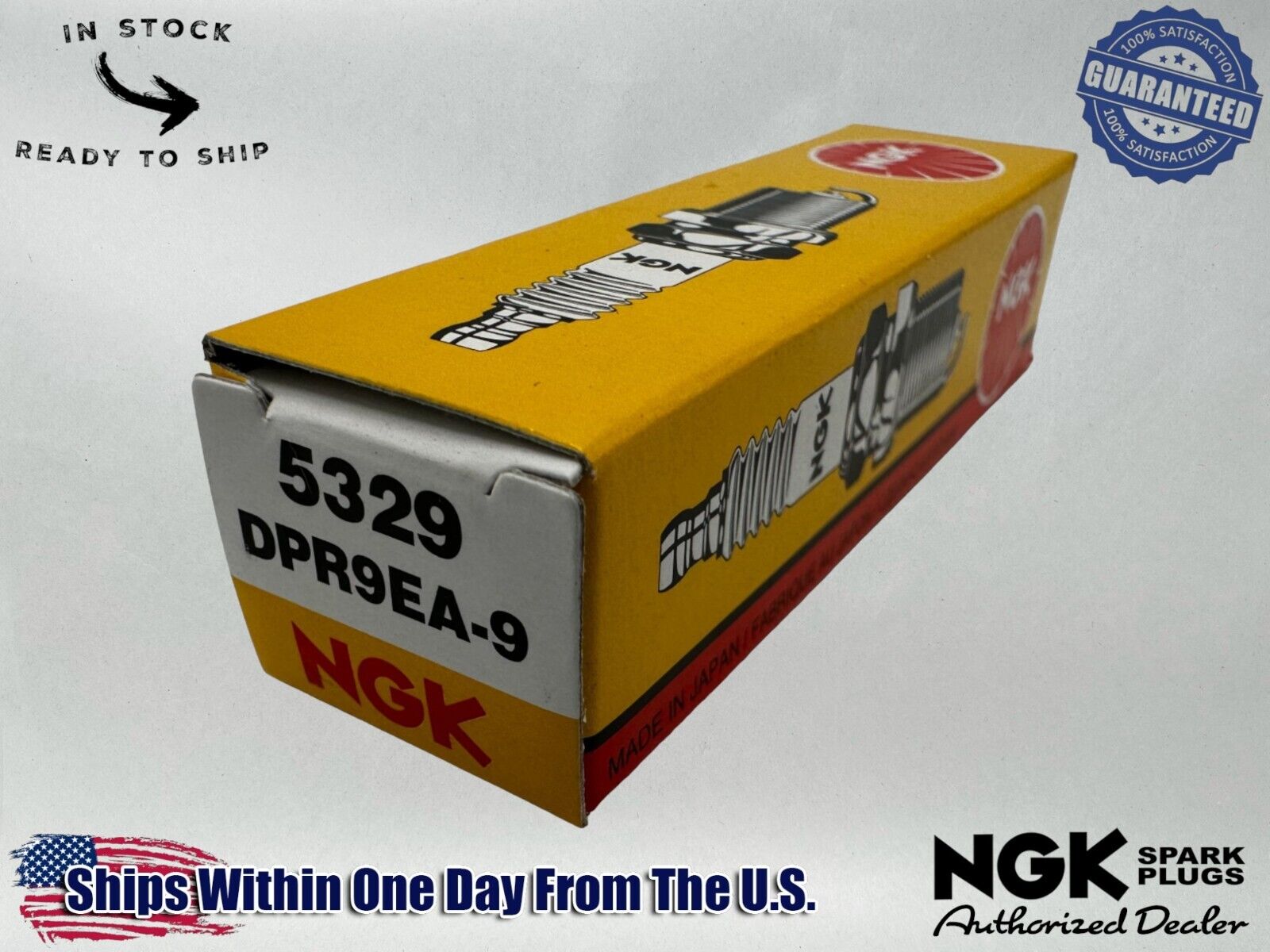 NGK Genuine OEM Authentic Spark Plug DPR9EA-9