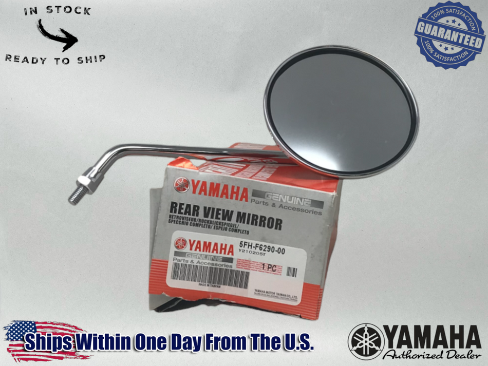 Yamaha OEM (06-08) Vino 50 Right Rear View Mirror 5FH-F6290-00-00