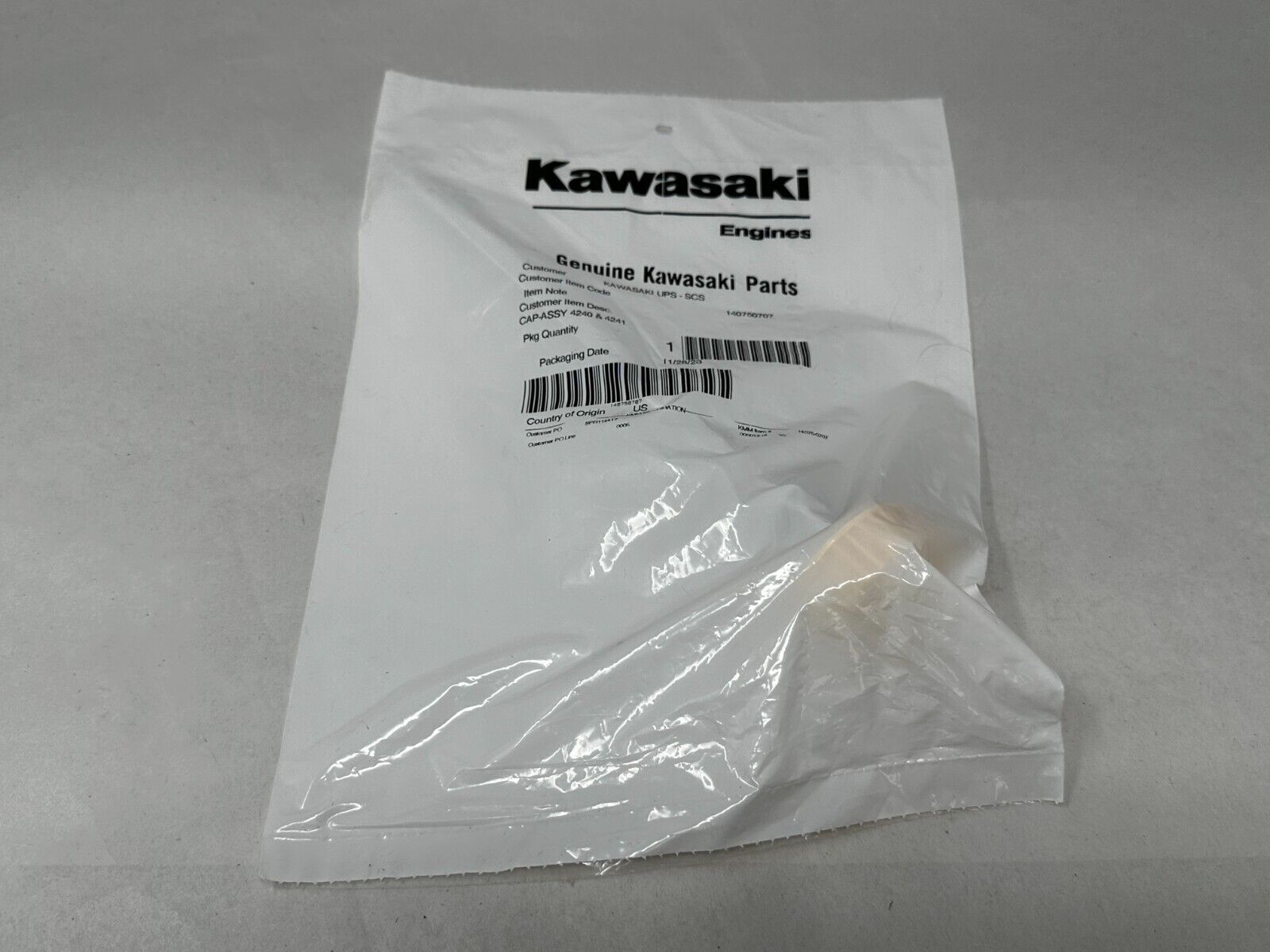 Kawasaki Genuine OEM Cap Assembly 14075-0707