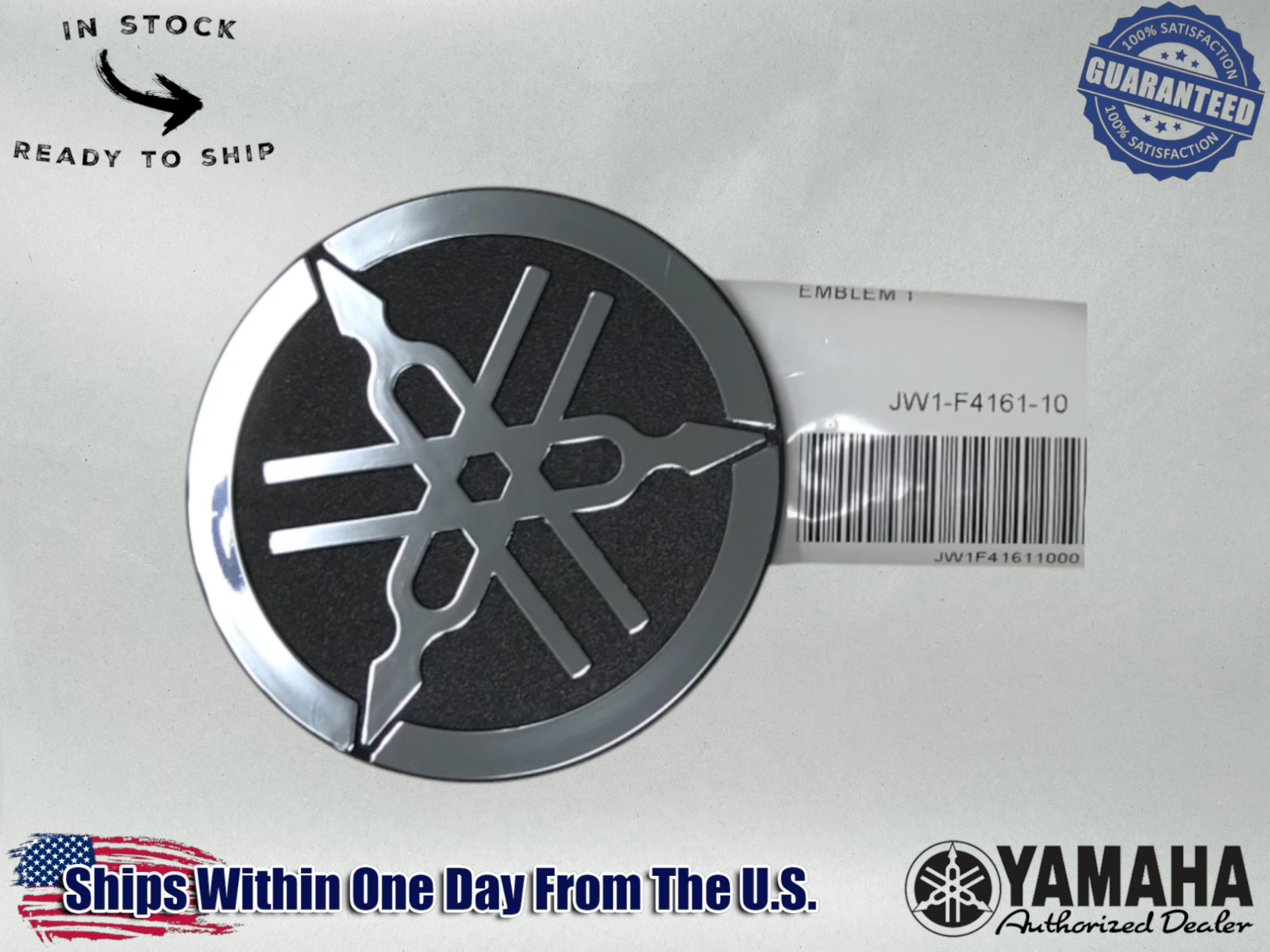 Yamaha Genuine OEM Authentic Golf Cart Emblem G29 Drive 2007-16 JW1-F4161-10