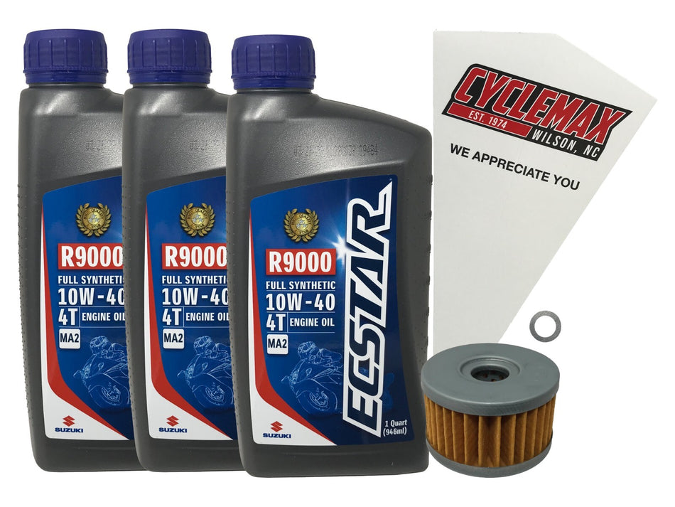 Genuine OEM Full Synthetic Oil Change Kit fits 1999-2019 Suzuki LS-650