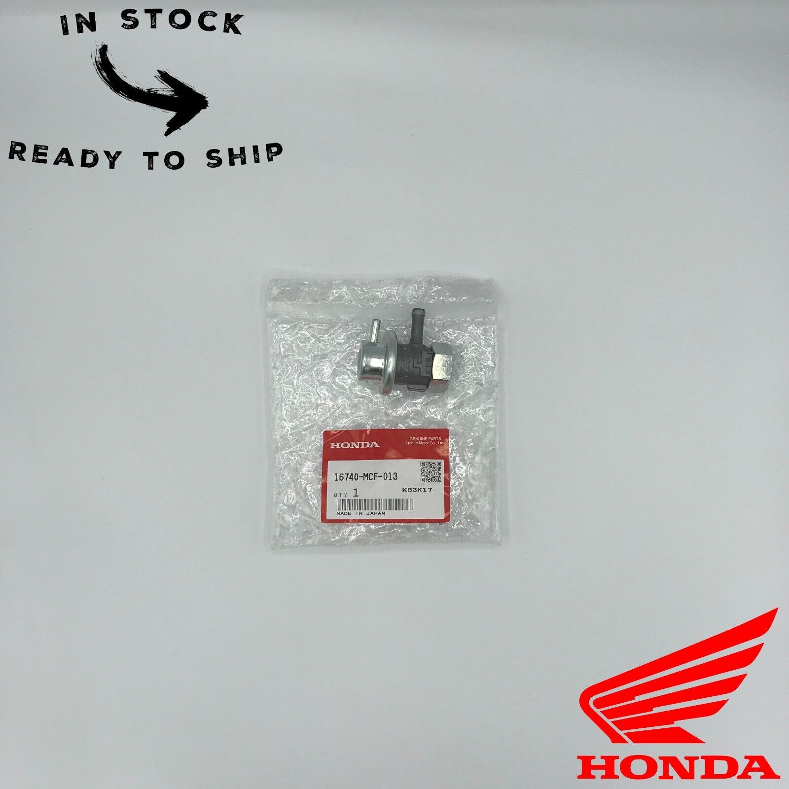 Genuine OEM Honda Pressure Regulator 16740-MCF-013