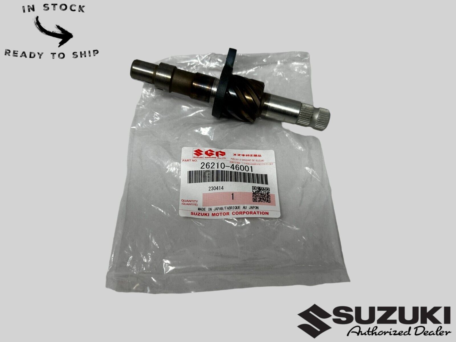 Suzuki Genuine OEM Kick Starter Shaft 26210-46001