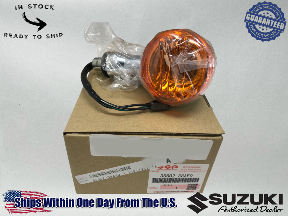 Suzuki OEM M109R M90 M50 1800 1500 800 FRONT LH LEFT TURN SIGNAL 35602-38AF0