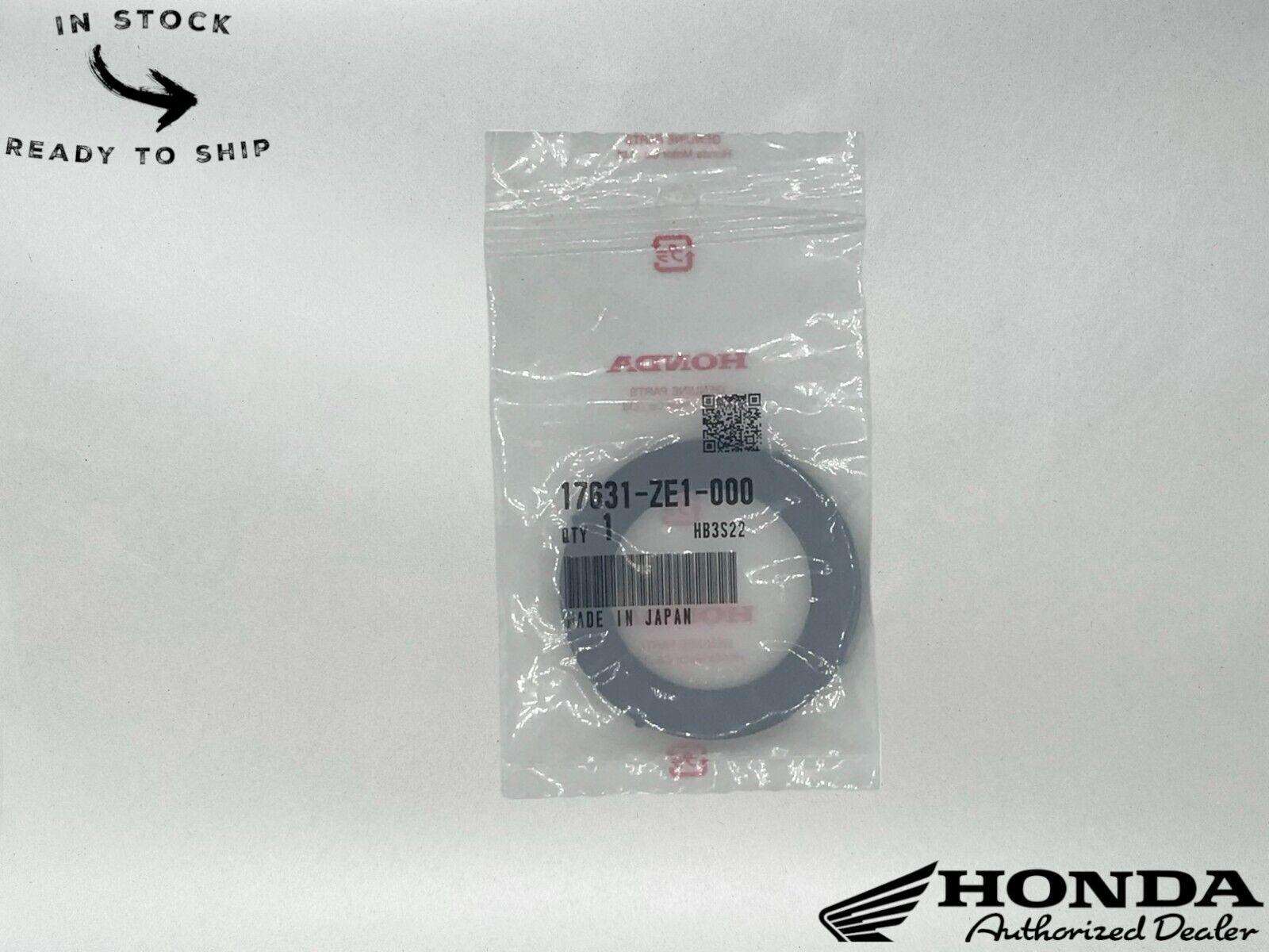 Honda Genuine OEM Gasket (39X58X3) 17631-ZE1-000