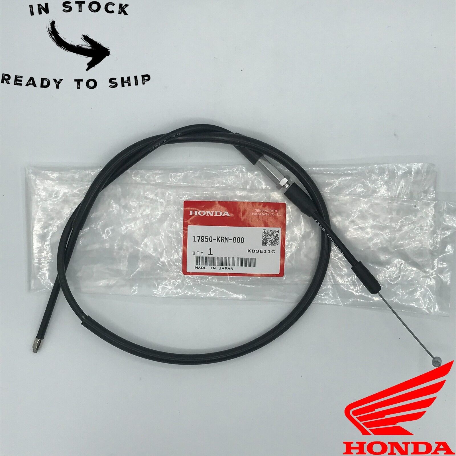 Genuine OEM Honda Hot Starter Cable 17950-KRN-000