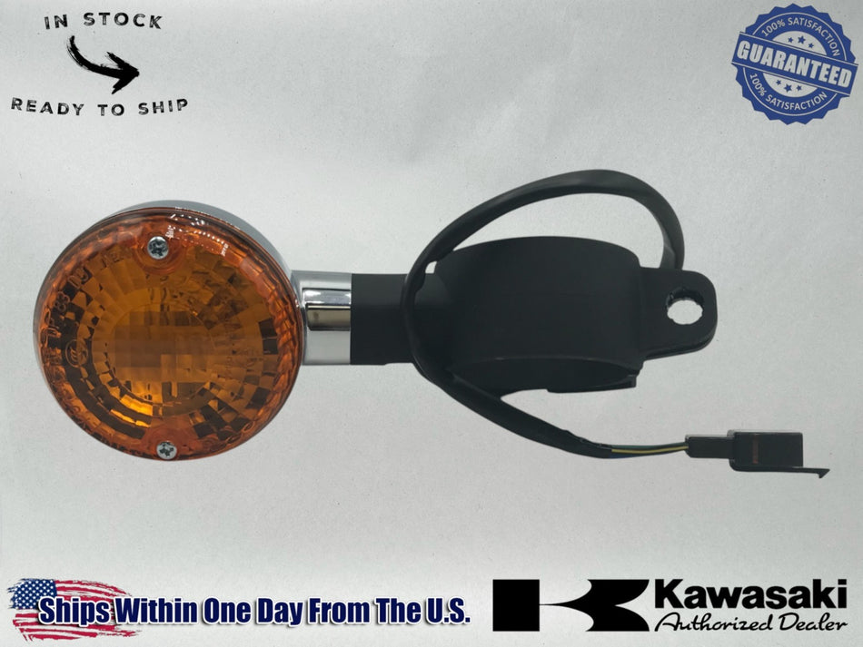 Kawasaki Genuine OEM 2002-08 VULCAN MEAN STREAK FRONT RT TURN SIGNAL 23037-1406