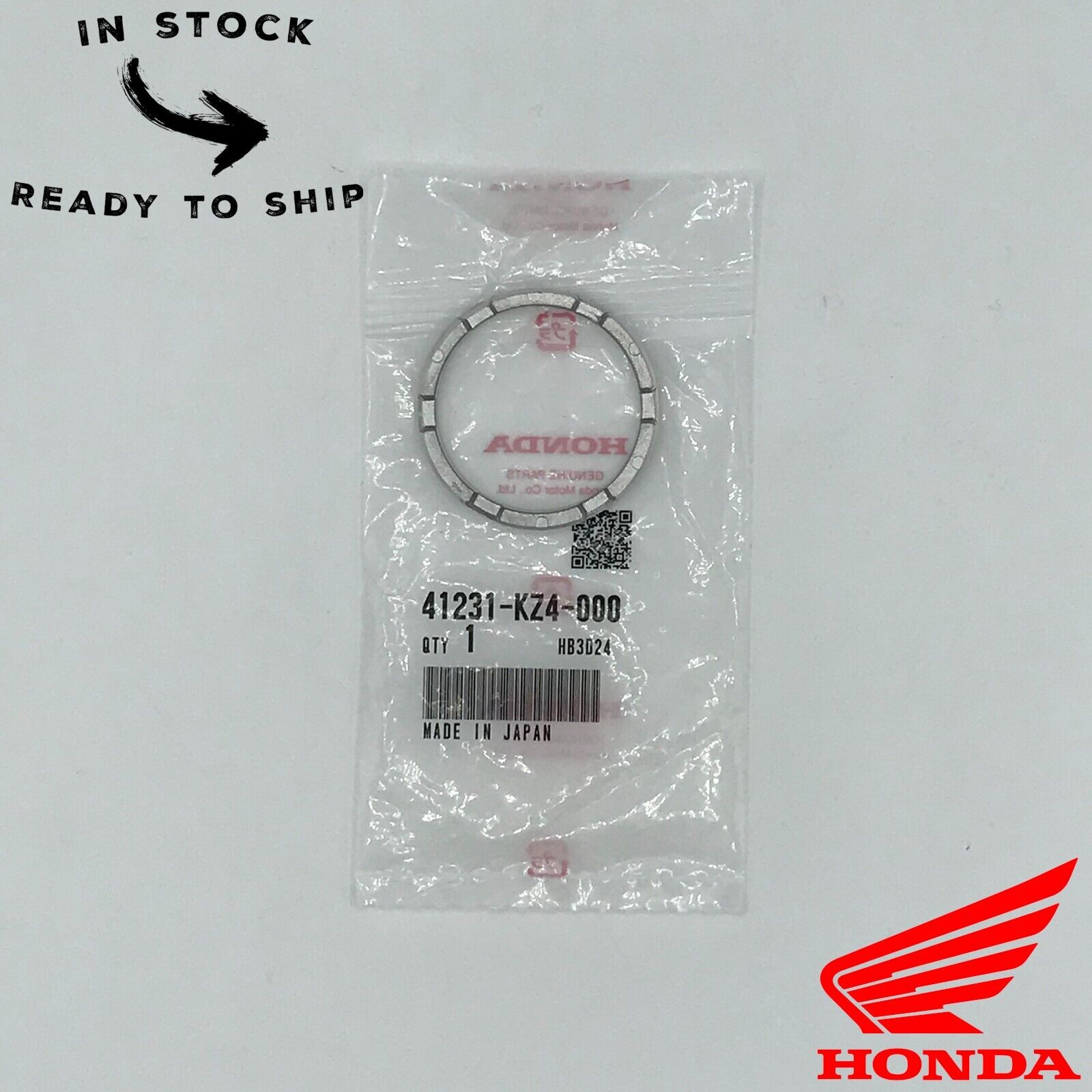 Genuine OEM Honda Rear Wheel Bearing Retainer 41231-KZ4-000