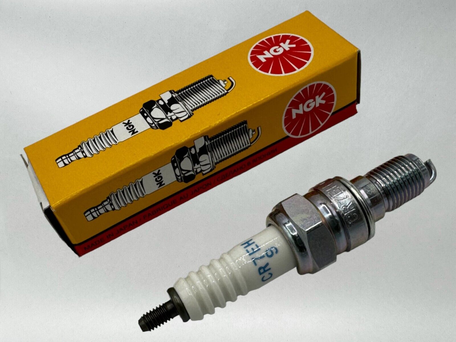 NGK Genuine OEM Authentic Spark Plugs CR7EH-9 - 2 PACK