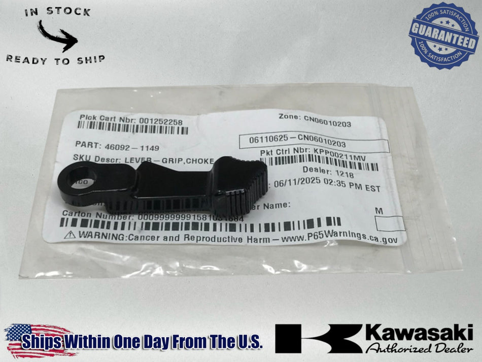 Kawasaki Genuine OEM Choke Lever Bayou 220 250 300 400 LAKOTA 46092-1149