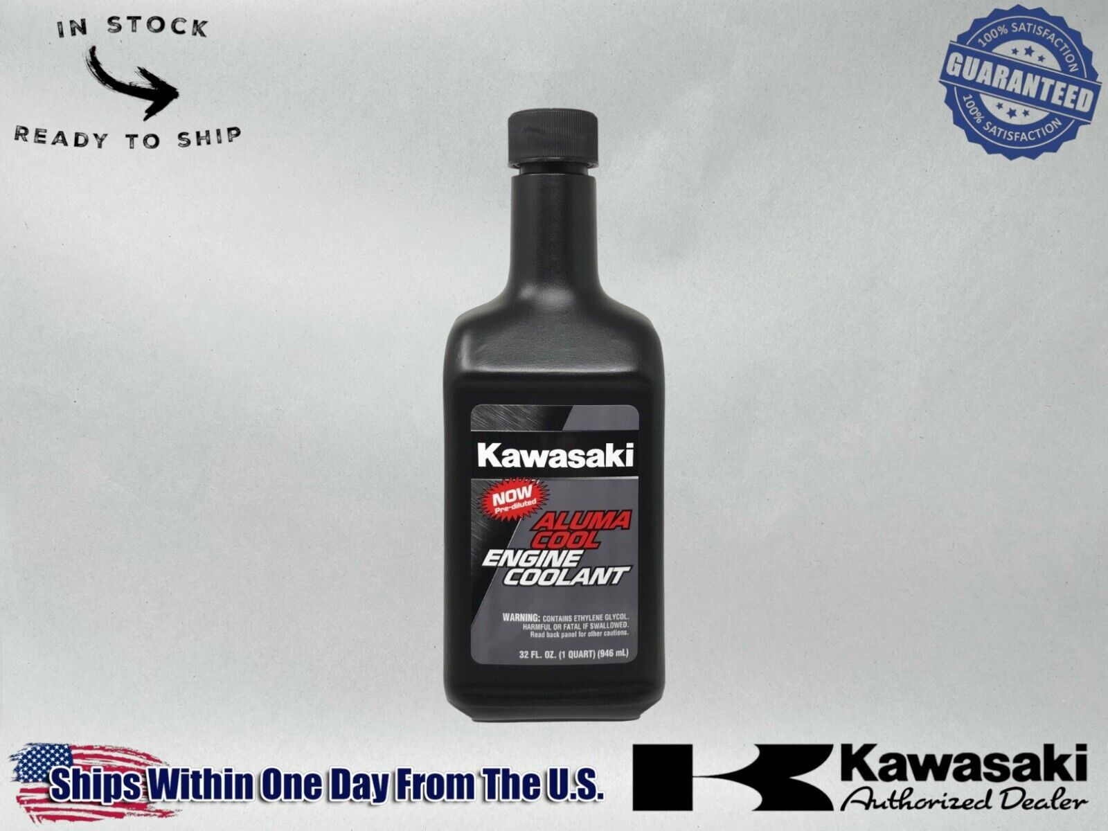 Kawasaki Genuine OEM Aluma Cool Engine Coolant K61081-004B