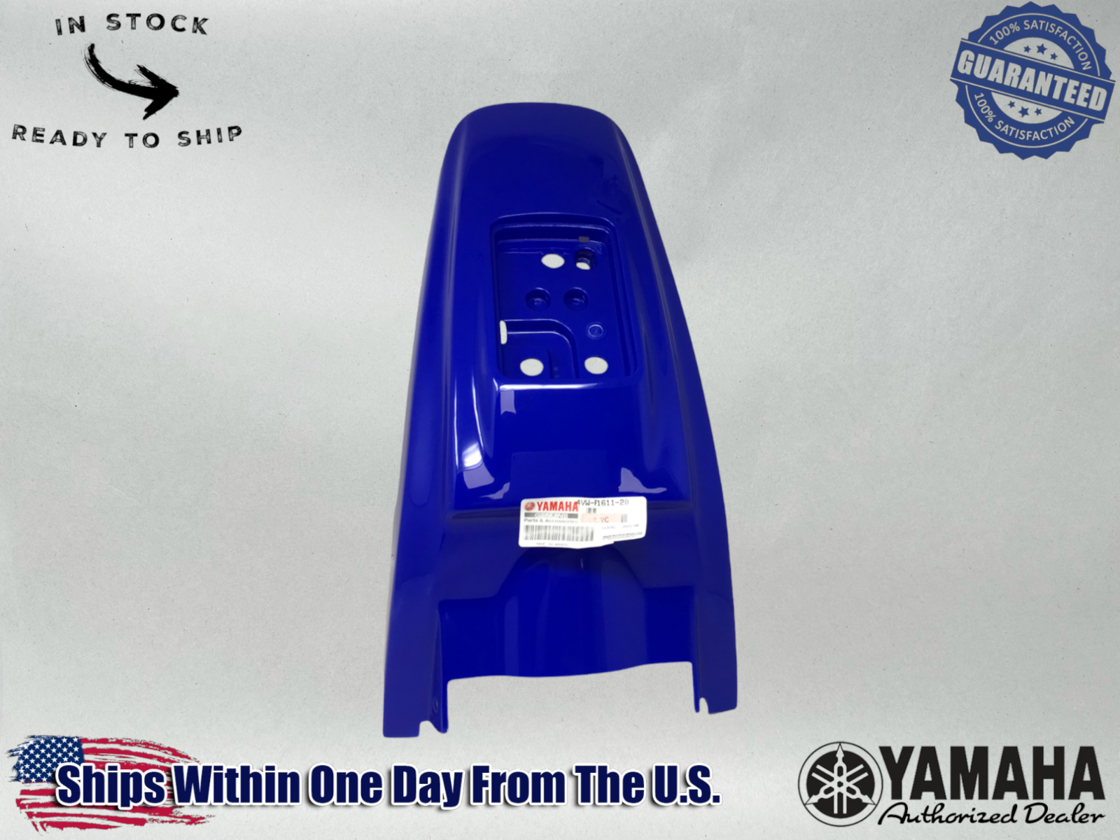 Yamaha Genuine OEM Authentic Blue Rear Fender 4VW-F1611-20-00