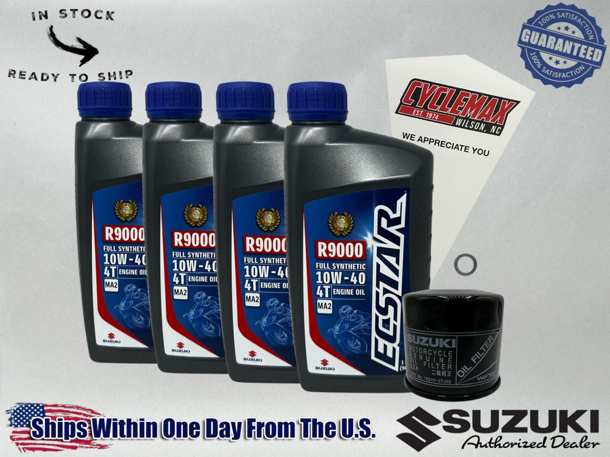 Cyclemax FS Ecstar R9000 Oil Change Kit compatible with 2016-2025 Suzuki Boulevard M109