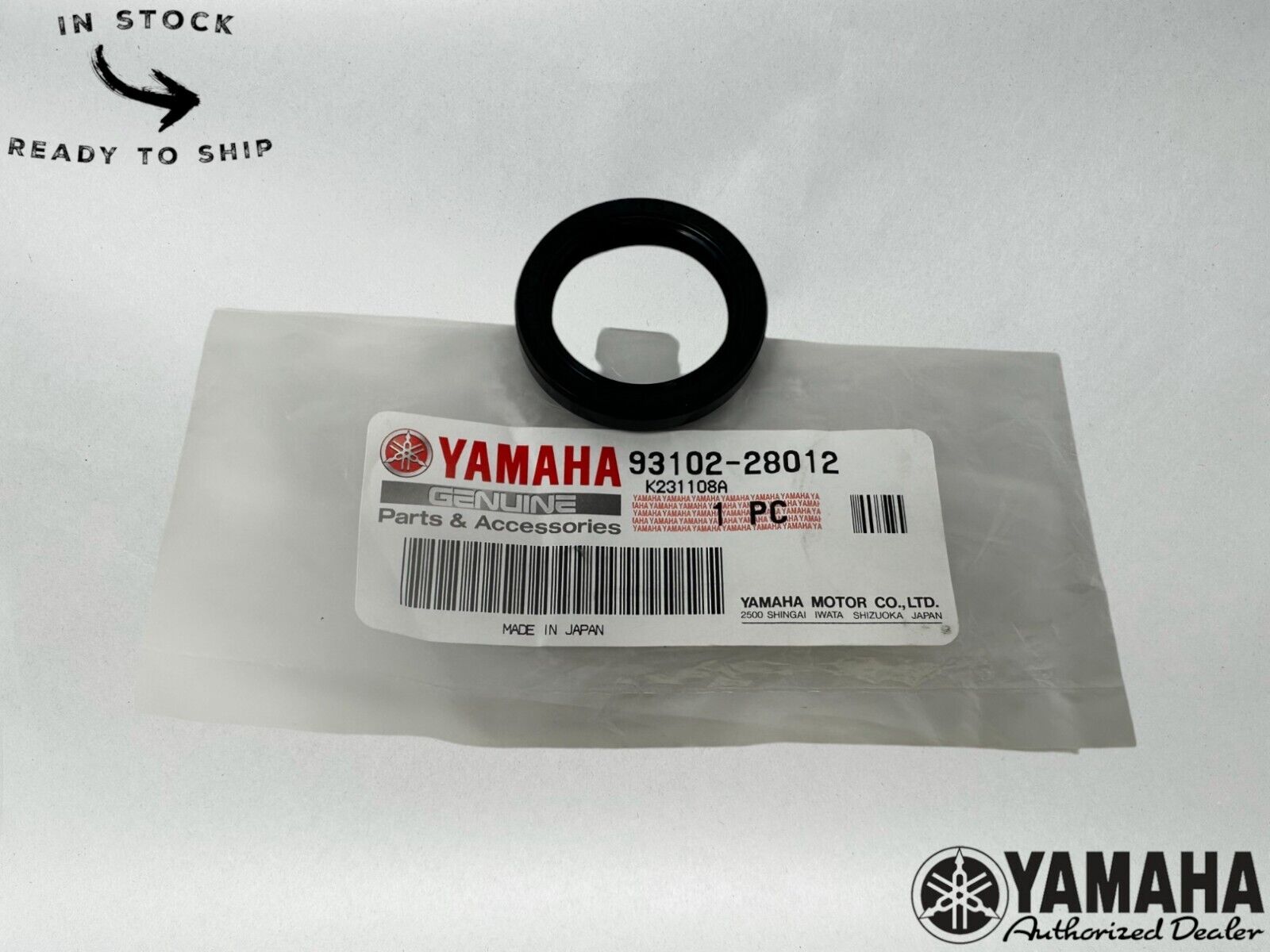 Yamaha Genuine OEM Oil Seal 93102-28012-00