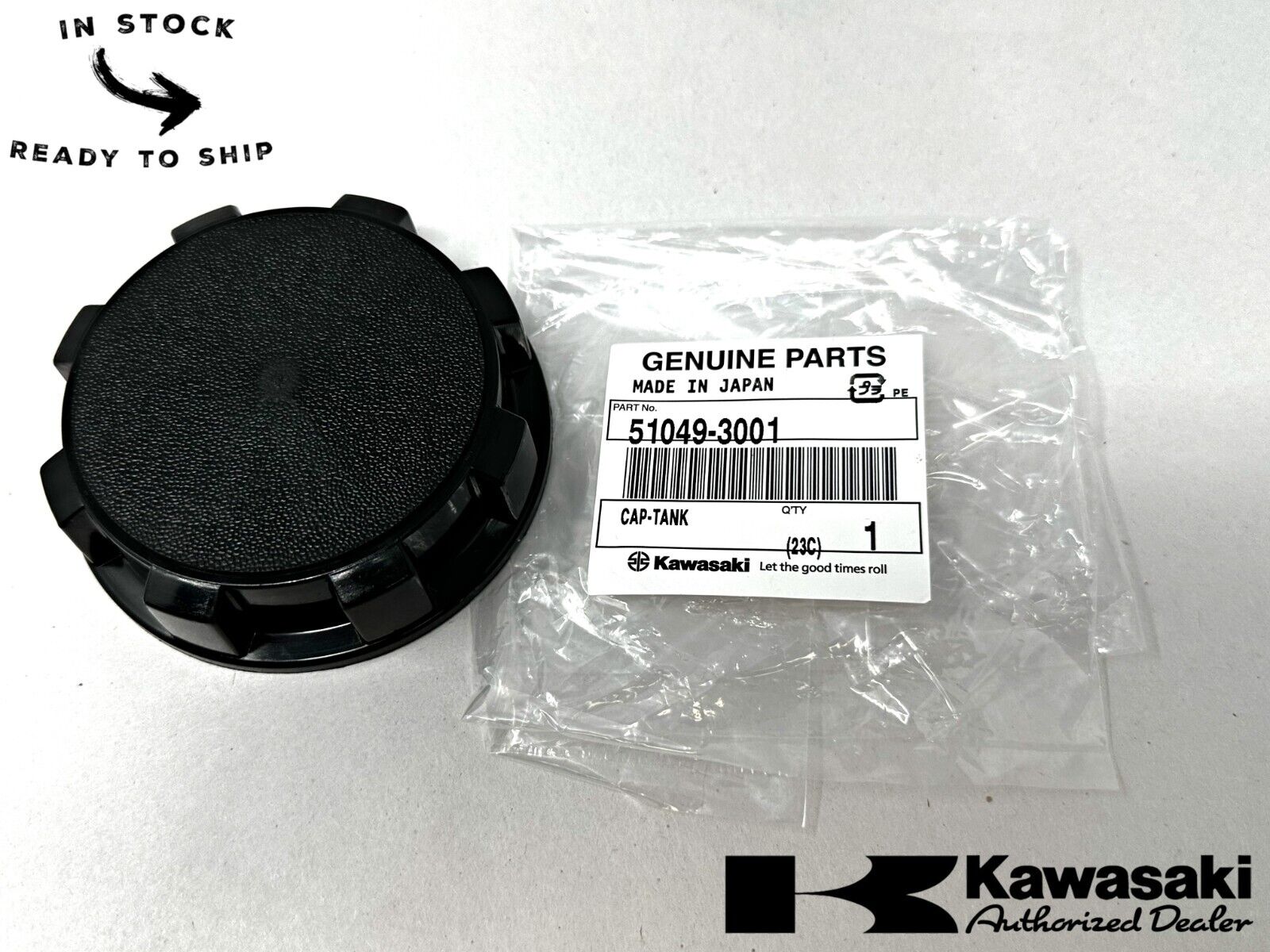 Kawasaki Genuine OEM Fuel Tank Cap 51049-3001