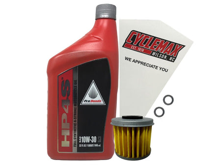 Cyclemax OEM Full Synthetic Oil Change Kit fits 2004-2024 Honda CRF250R