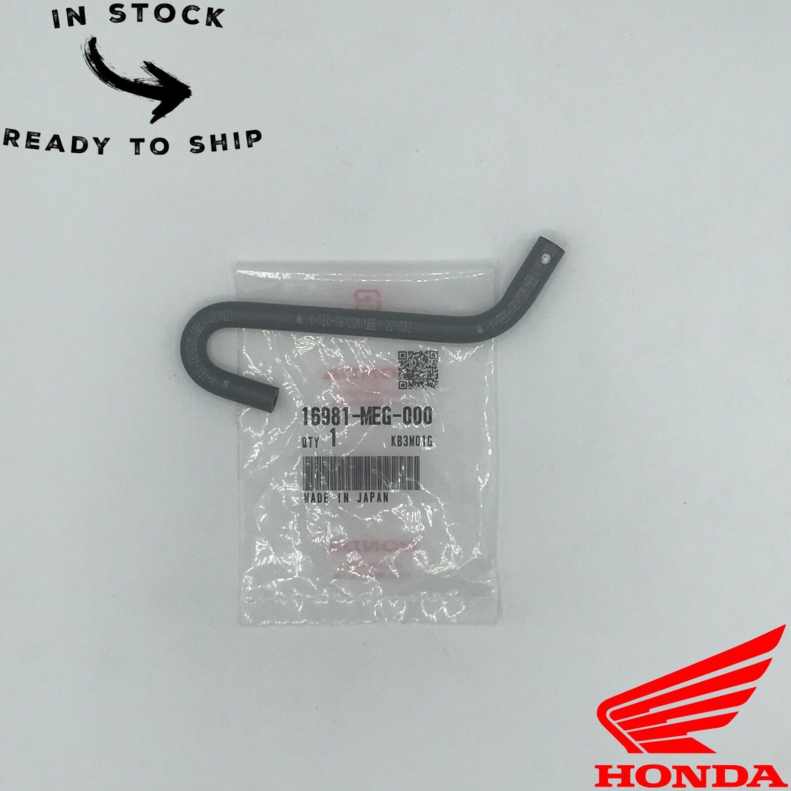 Genuine OEM Honda Tube Auto Petcock 16981-MEG-000