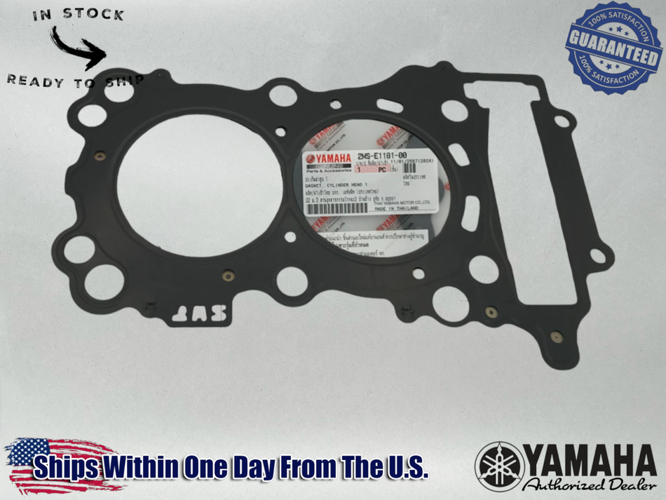 Yamaha OEM 15-23 YZFR3 YZF R3 MT-03 MT03 CYLINDER HEAD GASKET 2MS-E1181-00-00 1