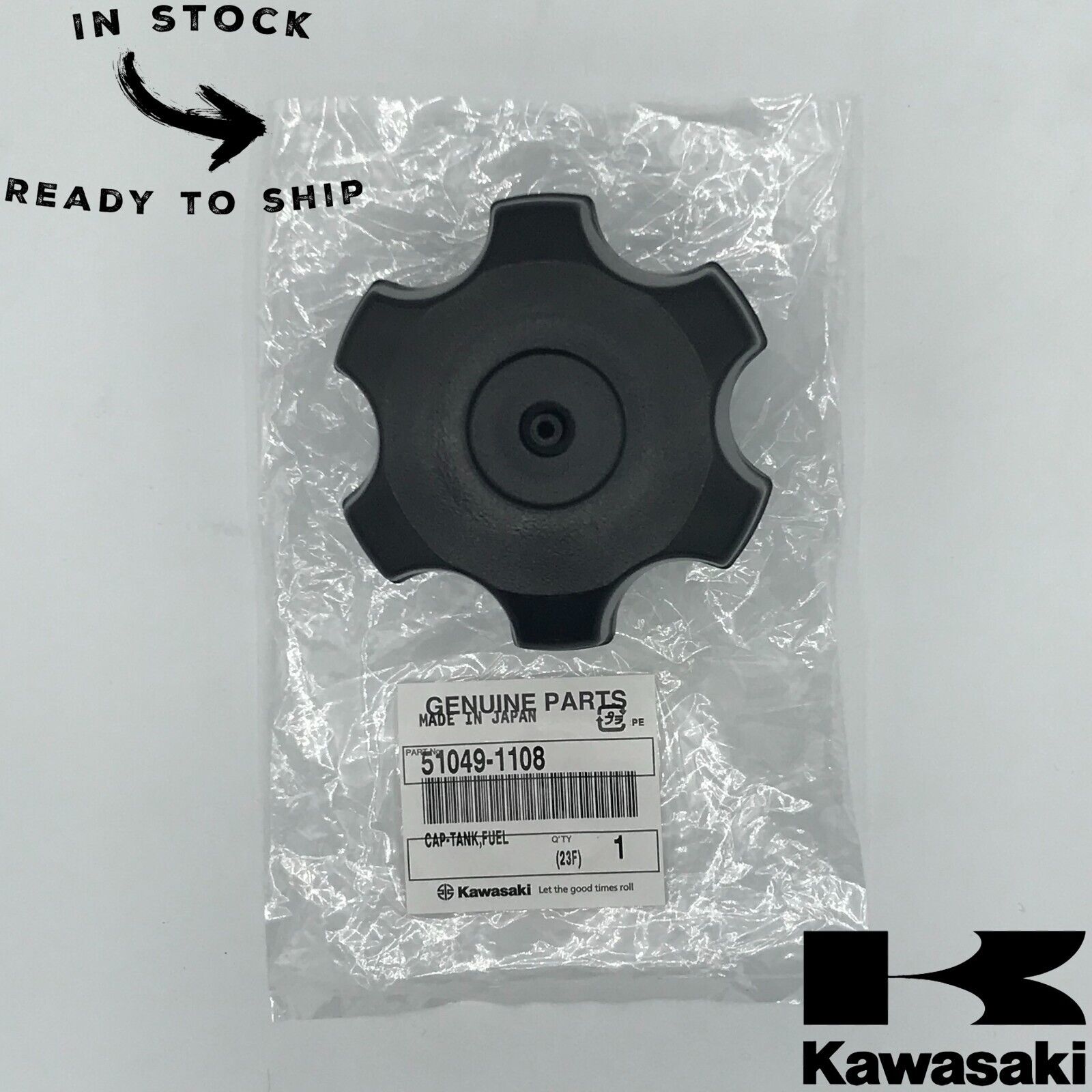 Genuine OEM Kawasaki Fuel Tank Gas Cap 51049-1108