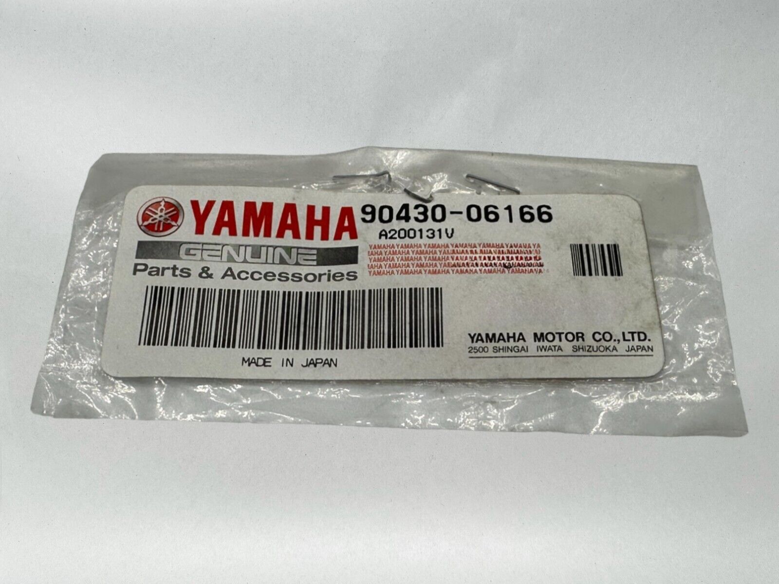 Yamaha Genuine OEM Authentic Gasket 90430-06166-00