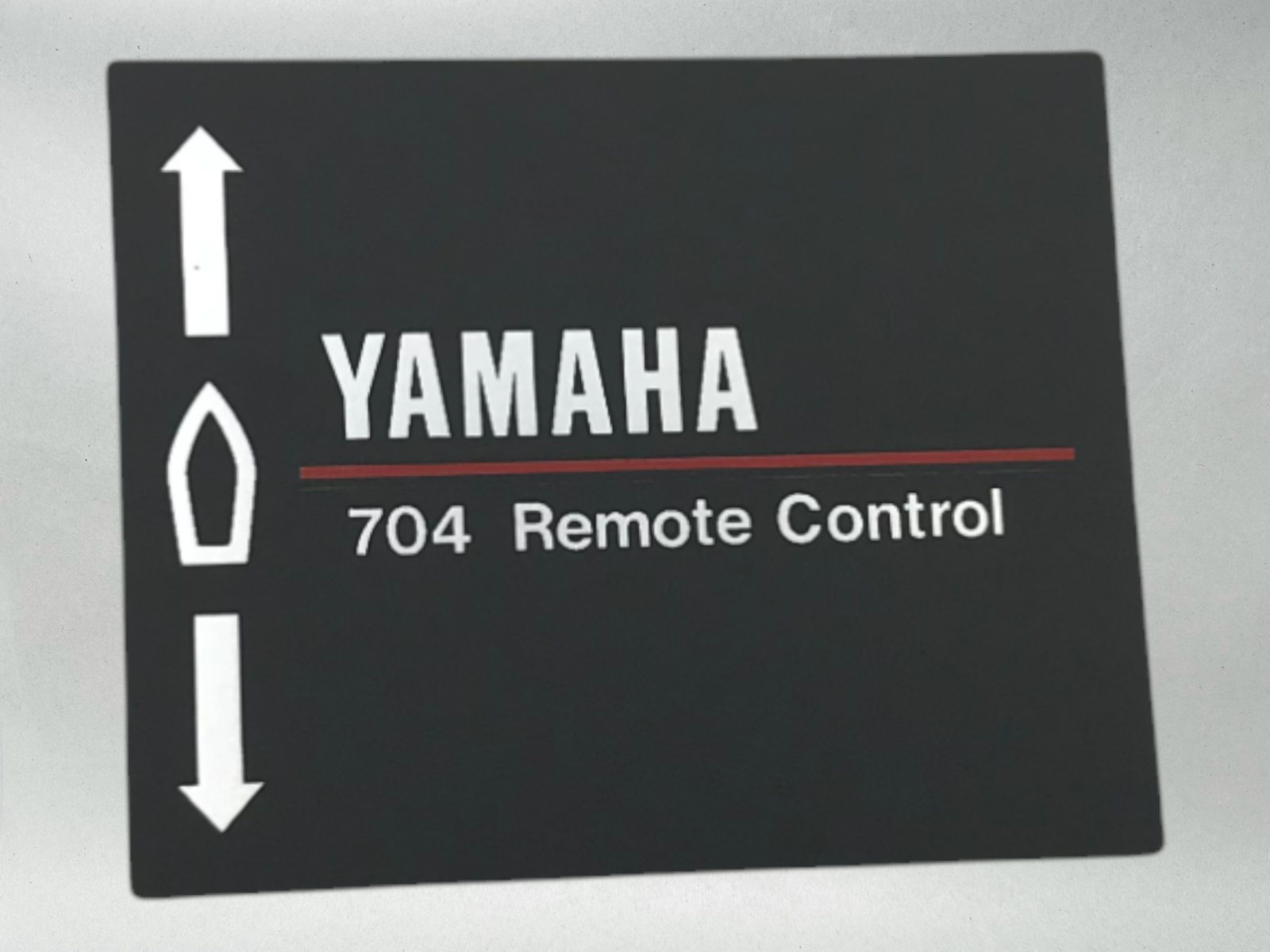 Yamaha Marine Genuine OEM Housing Cover DECAL (Single) for 704-48215-21-00