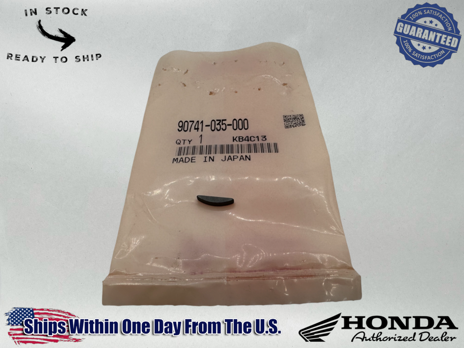 HONDA Genuine OEM FLYWHEEL KEY ATC70 ATC90 ATC110 1979-80 (R2024) 90741-035-000