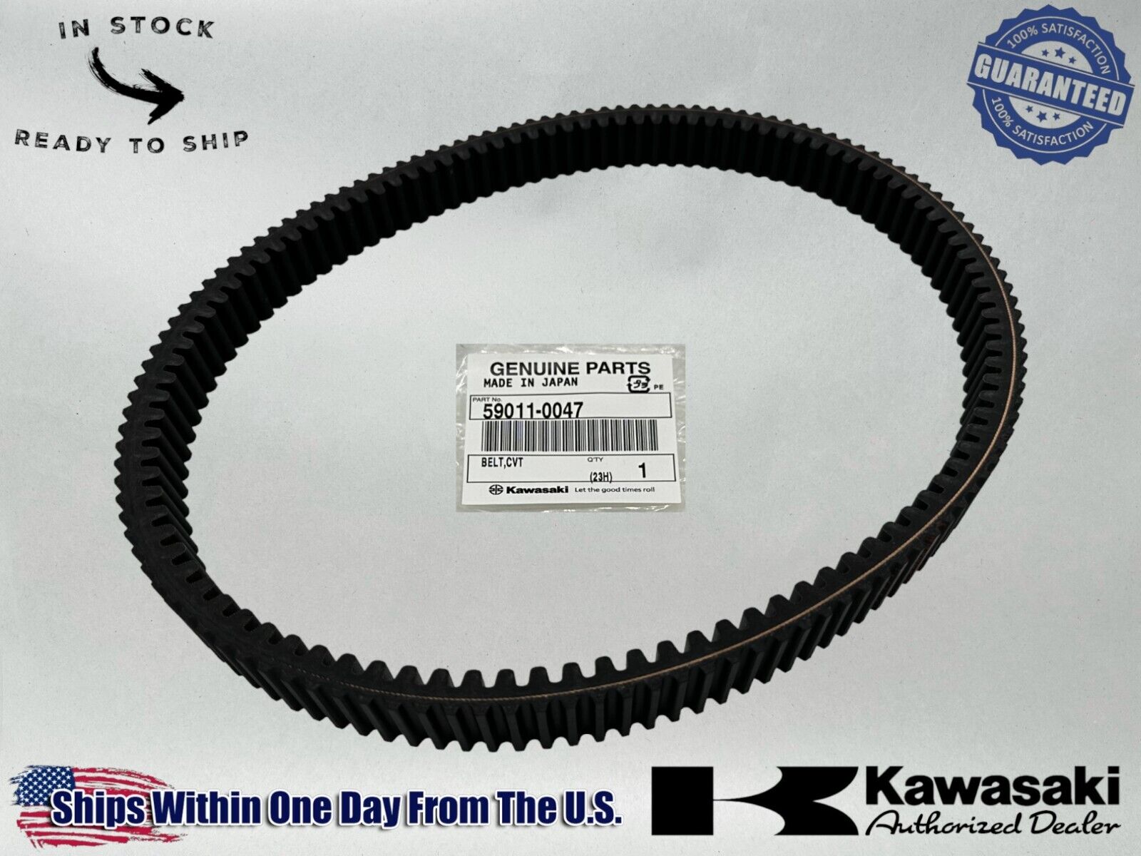 Kawasaki Genuine OEM Authentic CVT Belt 59011-0047