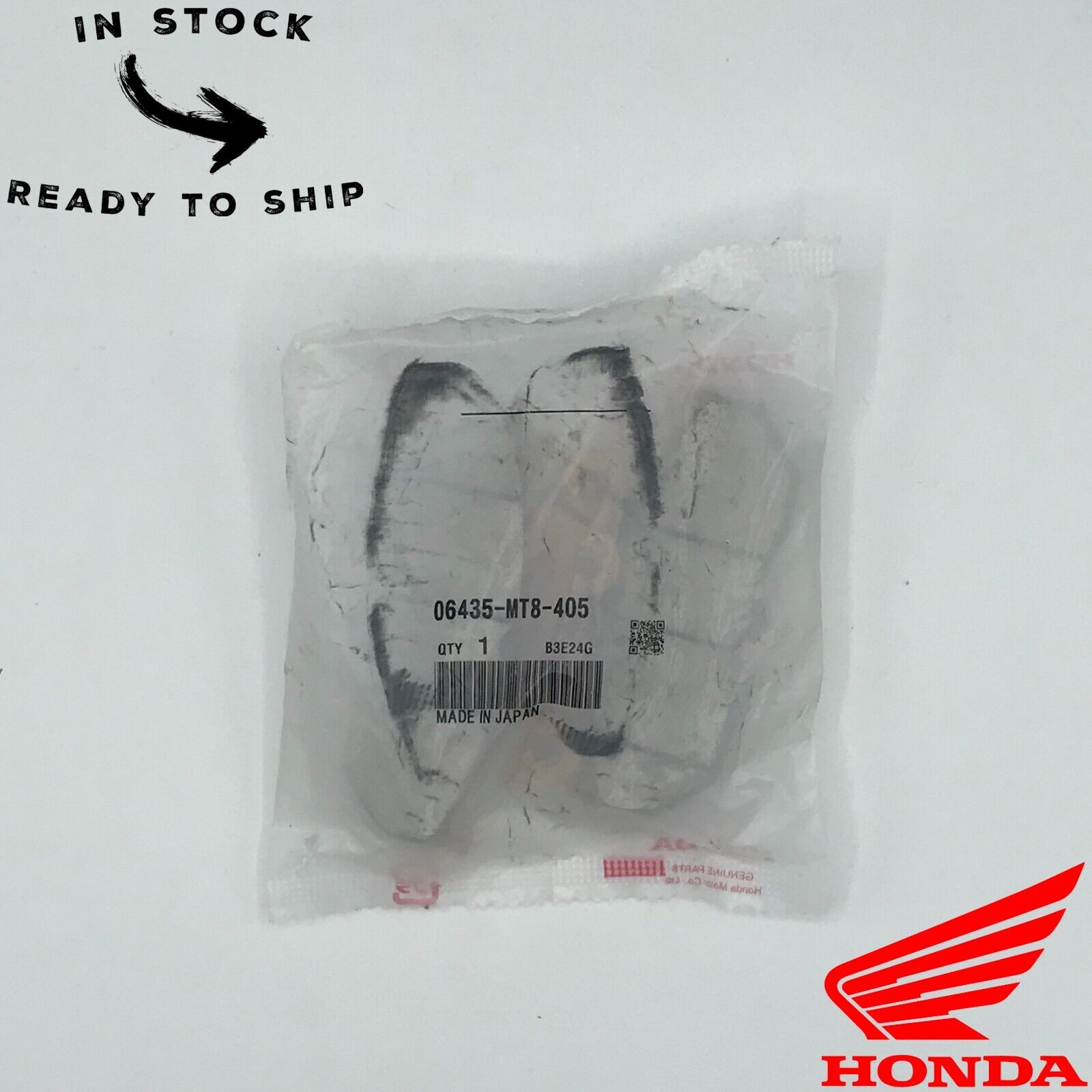 Genuine OEM Honda Rear Brake Pad Pads 06435-MT8-405