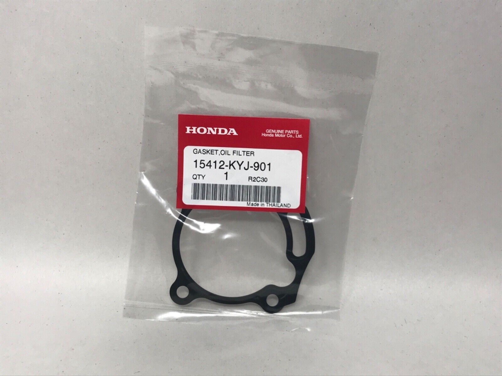 Honda Genuine OEM Gasket, Oil Filter 15412-KYJ-901