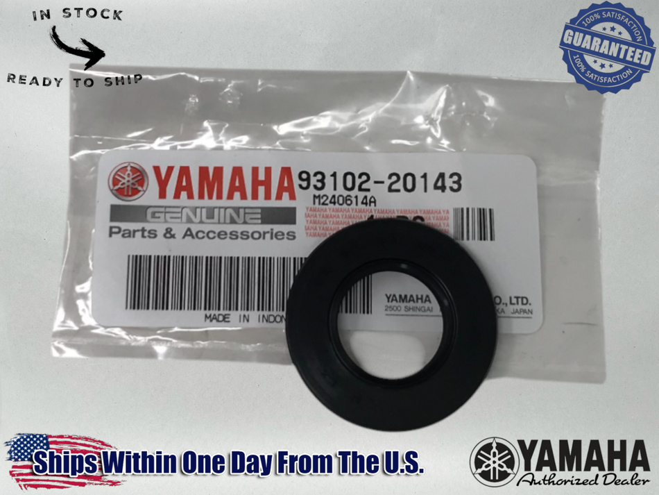 Yamaha OEM Output Shaft Ft Sprocket Seal Blaster 200 YZ80 YZ 93102-20143-00