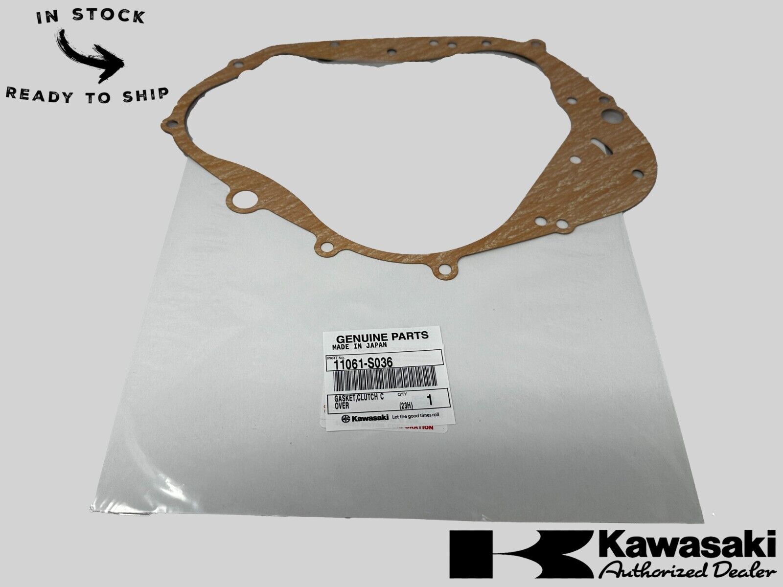 Kawasaki Genuine OEM Clutch Cover Gasket 11061-S036