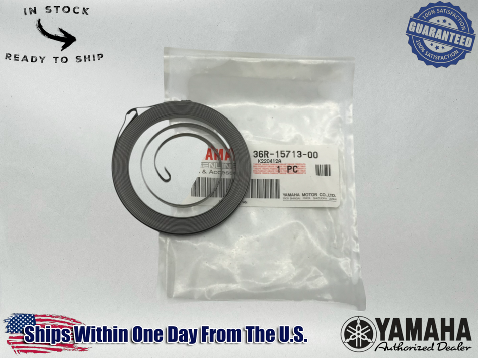Yamaha OEM YF60 4-ZINGER YT60 TRI-ZINGER RECOIL STARTER SPRING 36R-15713-00-00
