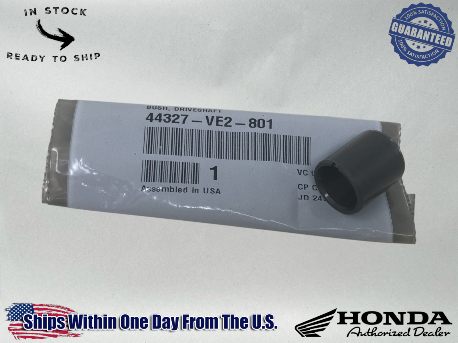 Honda Genuine OEM Authentic Drive Shaft Bushing 44327-VE2-801