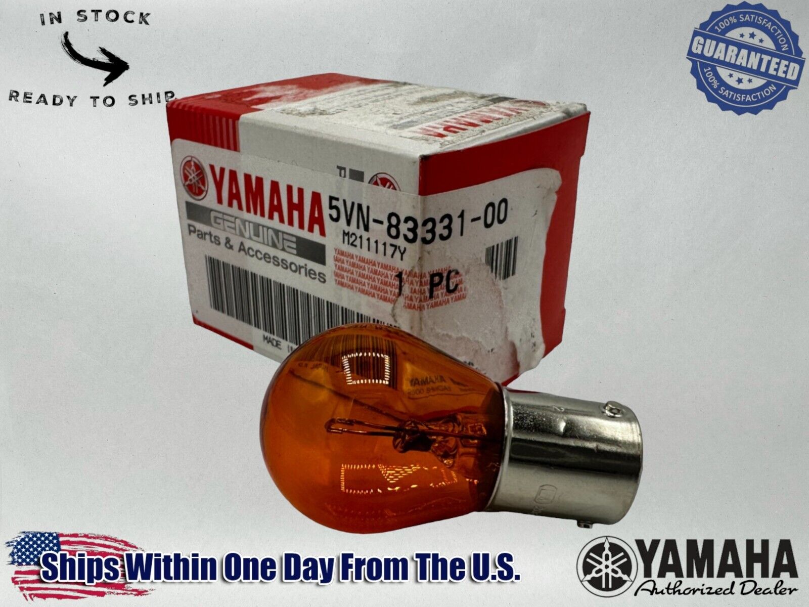 Yamaha Genuine OEM Authentic Flasher Bulb 5VN-83331-00-00