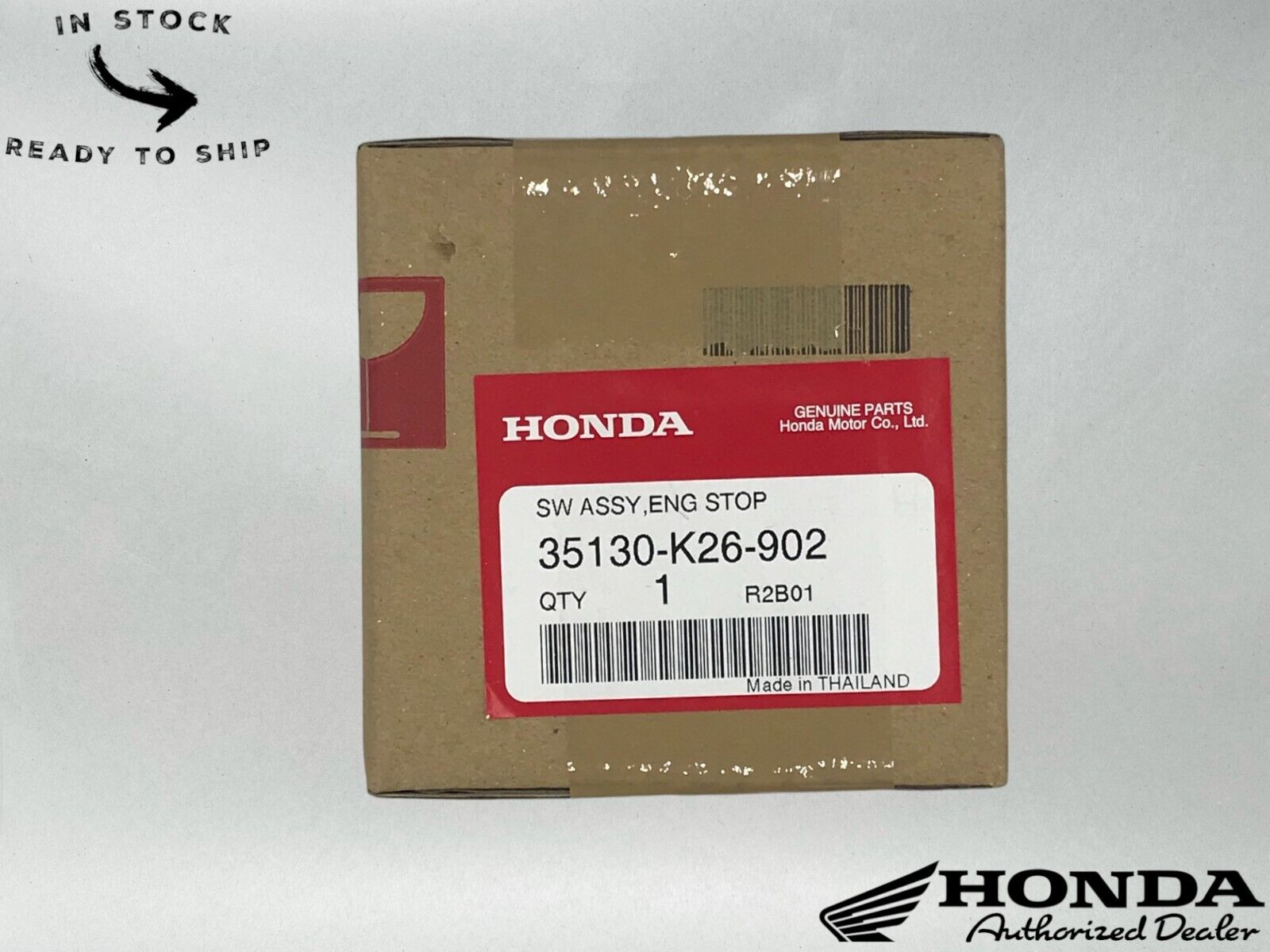 Honda Genuine OEM Start Stop Switch 35130-K26-902