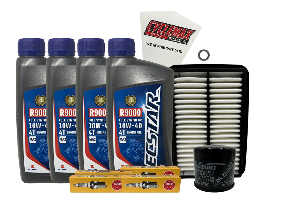 Full Synthetic Tune Up Kit w/ Spark Plugs fits 1997-2005 Suzuki GSF1200