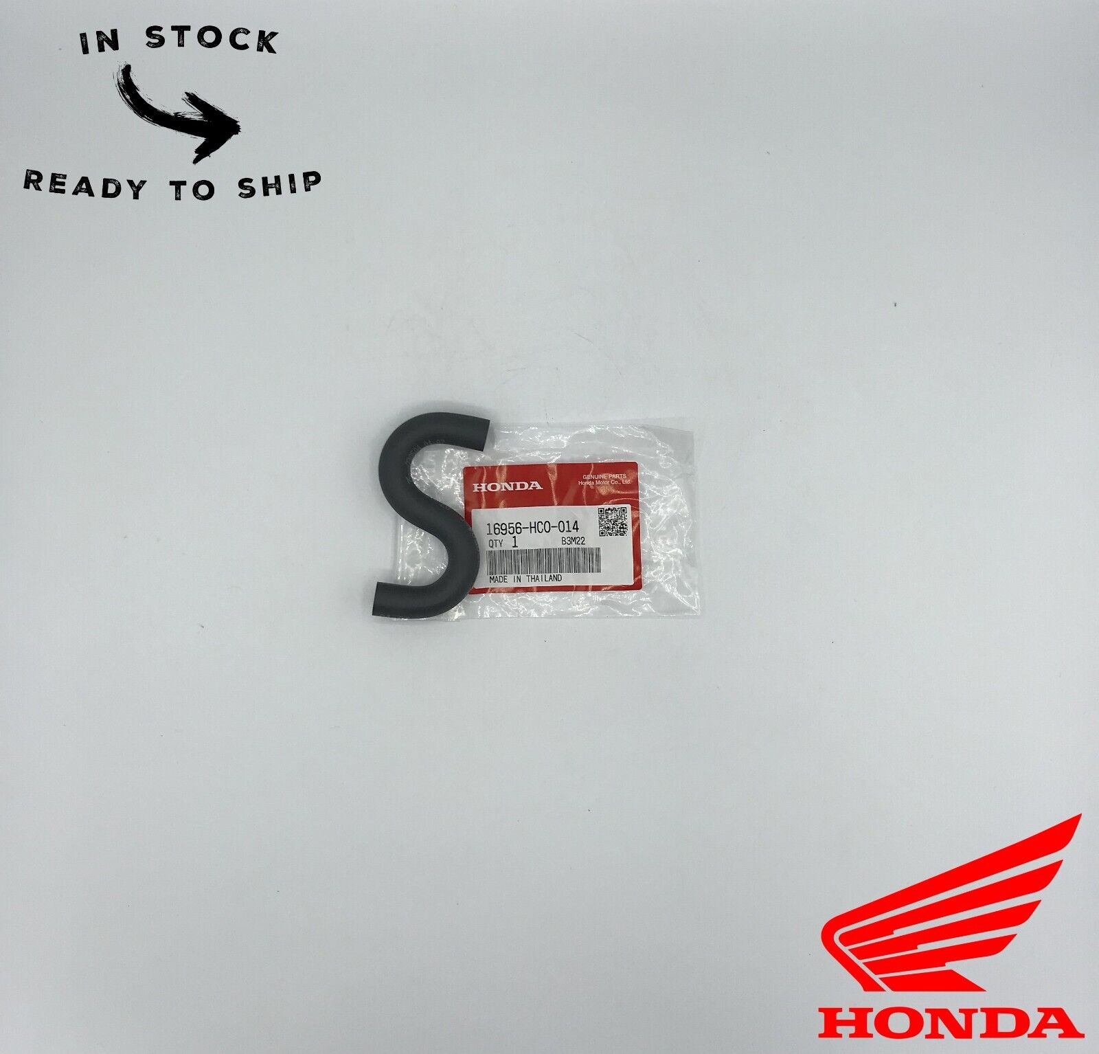 Genuine OEM Honda Gas Tank Fuel Line Hose 16956-HC0-014