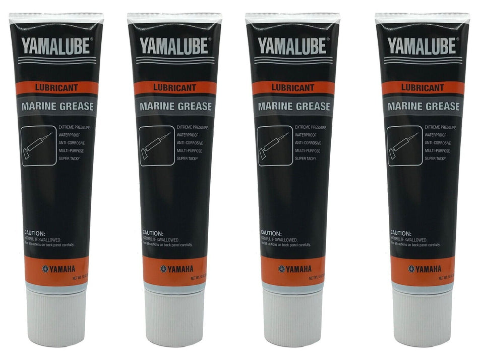 Yamaha Genuine OEM Yamalube 10oz Marine Grease - 4 Pack