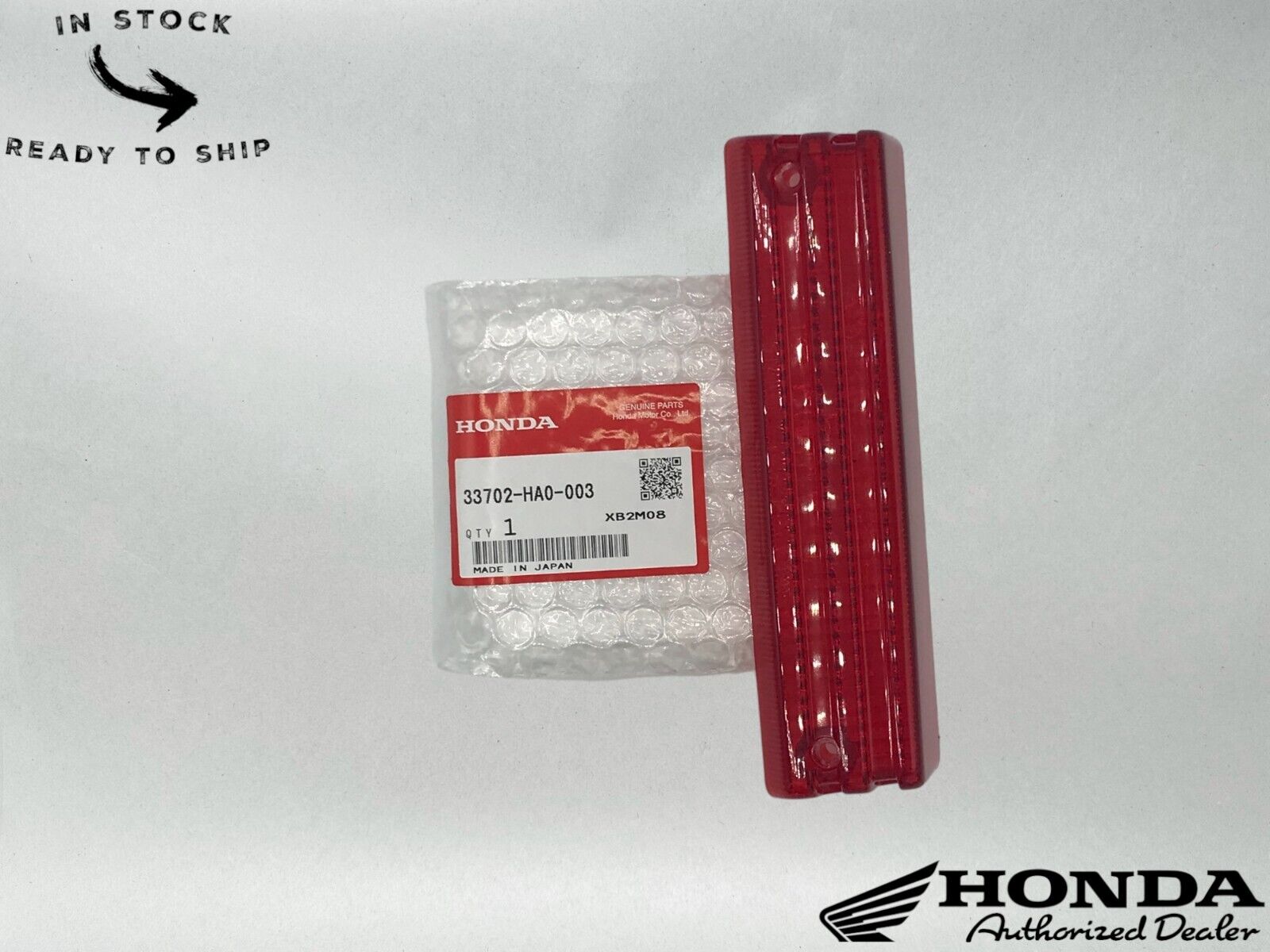 Honda Genuine OEM Tail Light Lens 33702-HA0-003