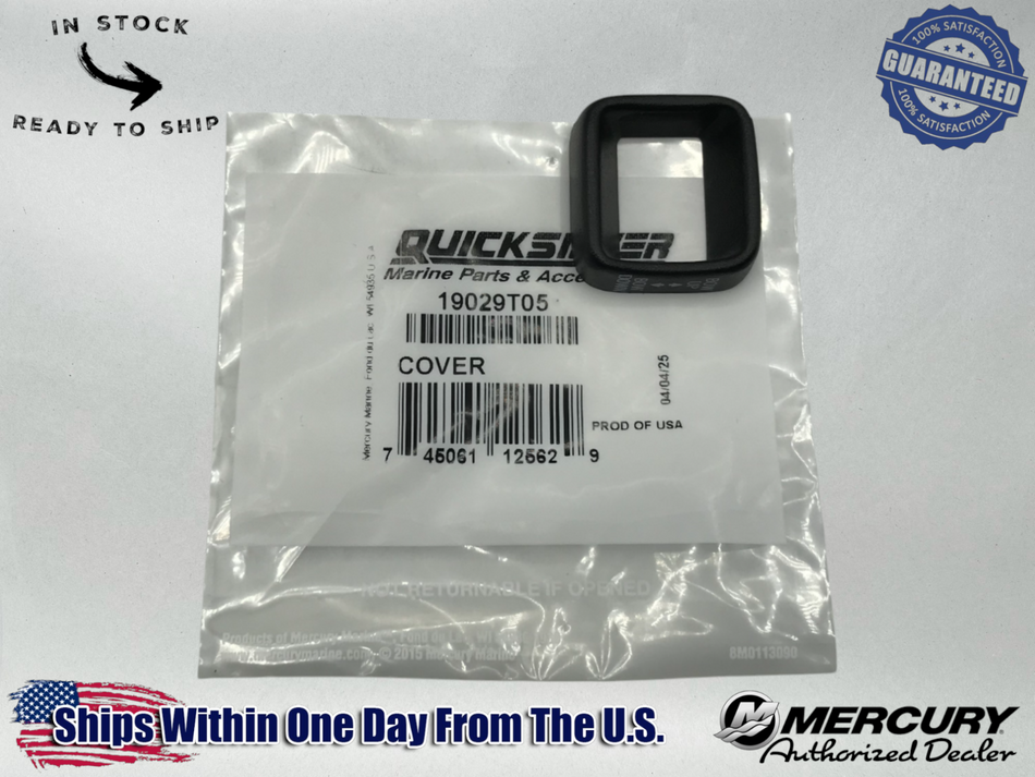 Mercury Genuine OEM Authentic Quicksilver Binnacle Handle Cover 19029T05