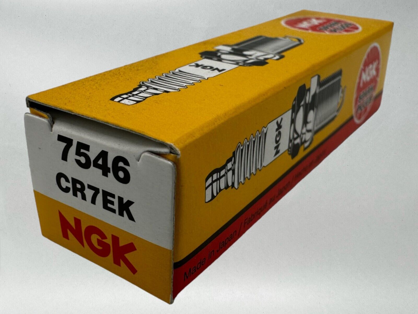 NGK Genuine OEM Authentic Spark Plugs CR7EK - 2 PACK