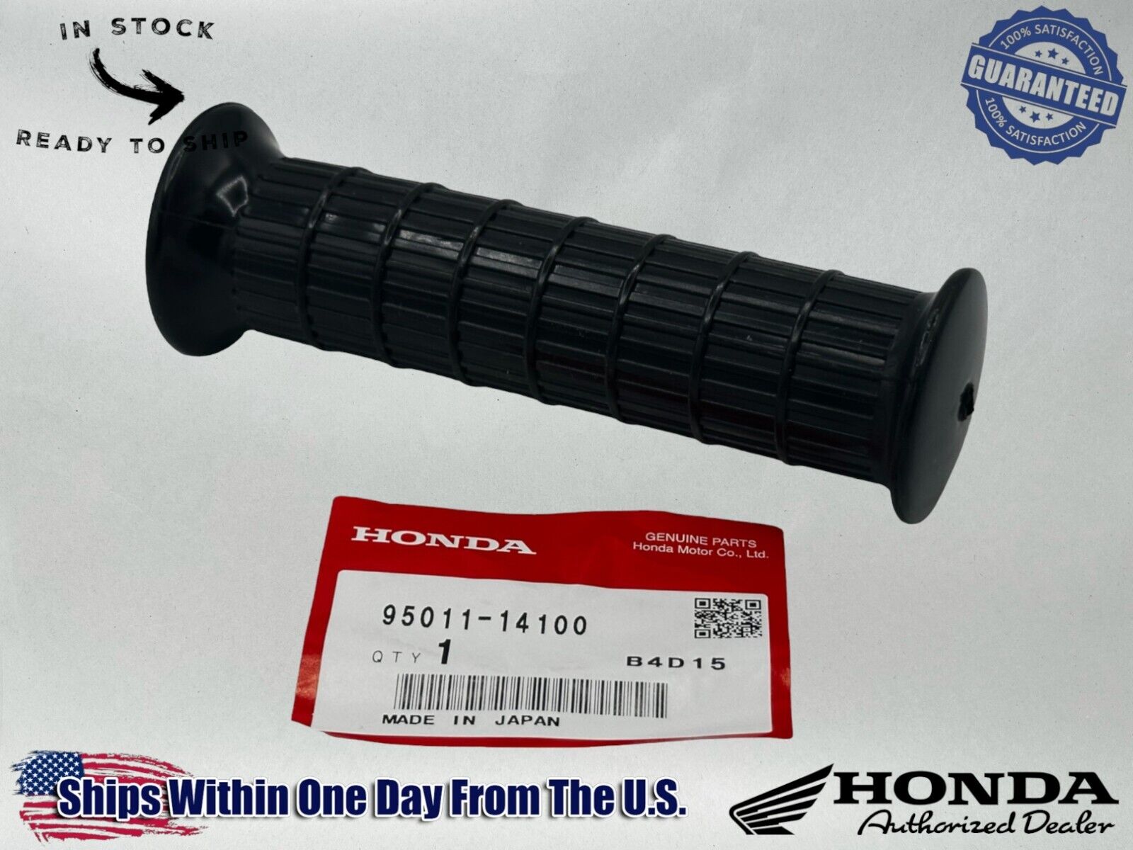 Honda Genuine OEM Authentic Handle Grip Right 95011-14100