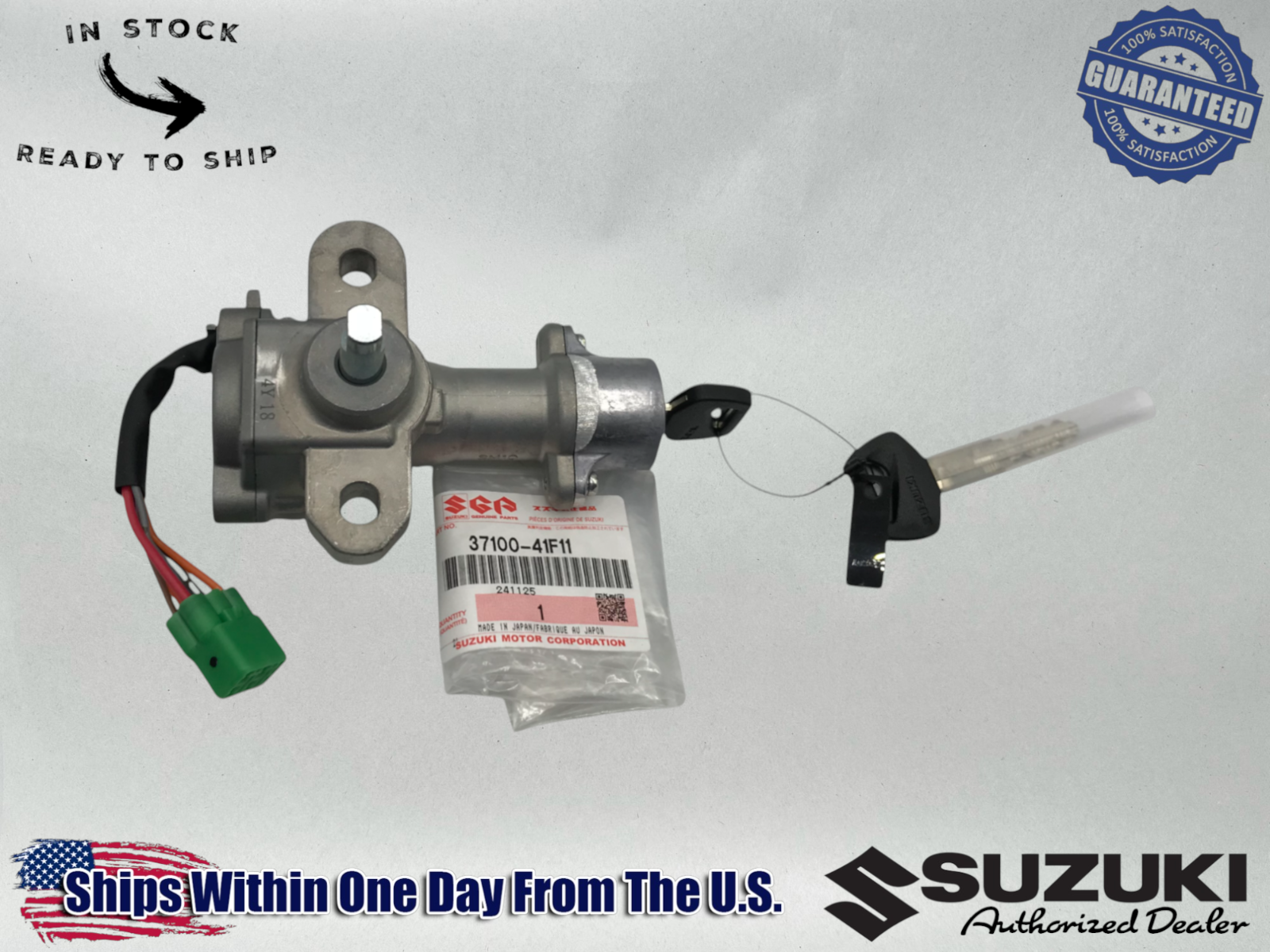 Suzuki Genuine OEM 2001-04 INTRUDER VOLUSIA VL800 IGNITION SWITCH 37100-41F11