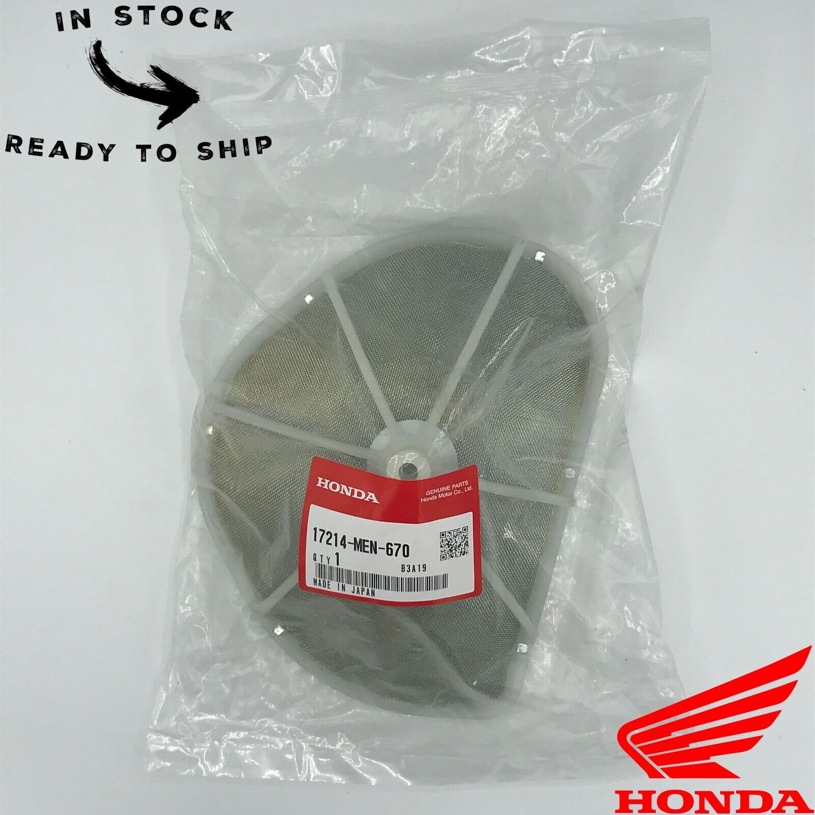 Genuine OEM Honda Air Filter Cage 17214-MEN-670