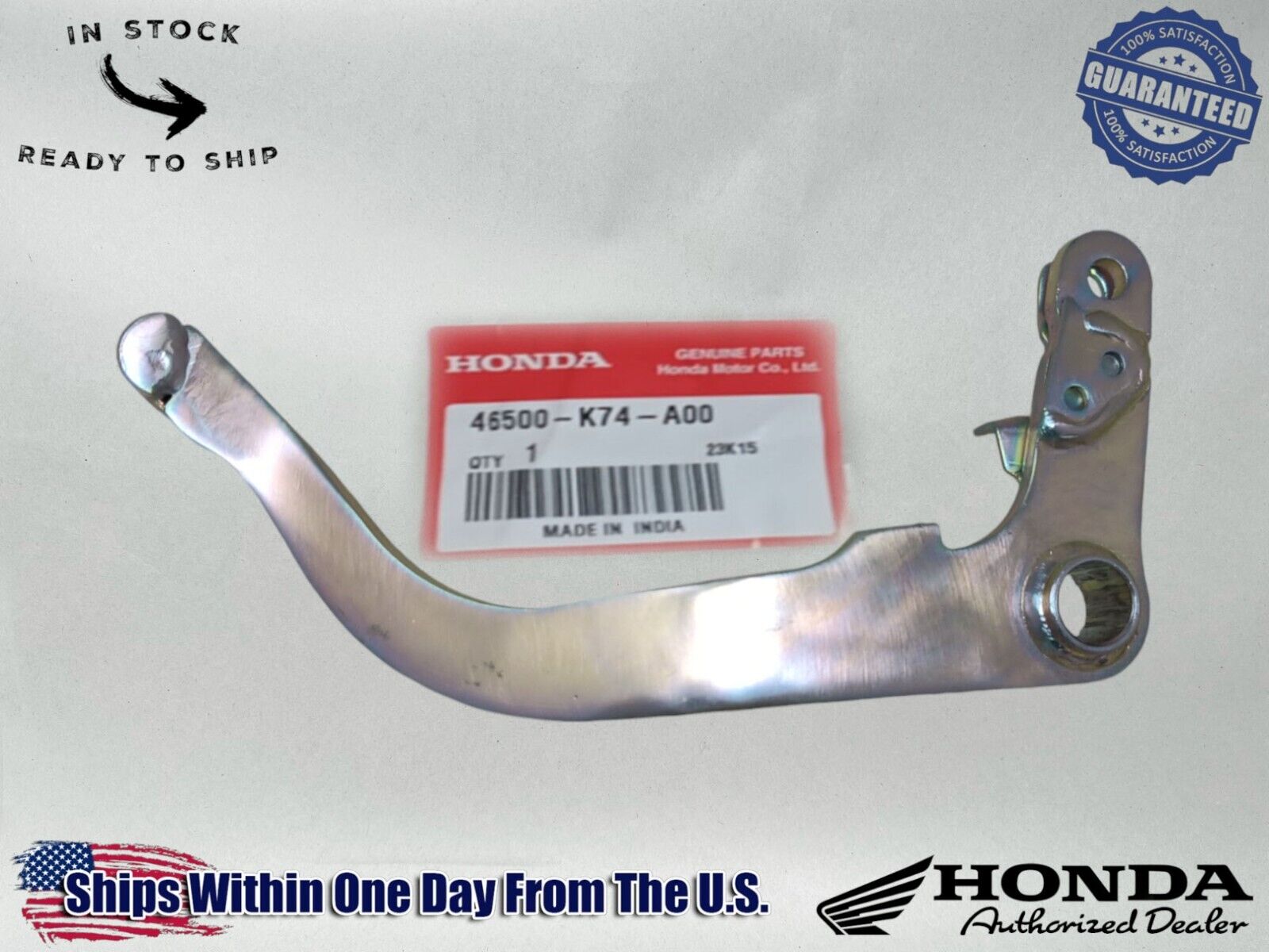 Honda Genuine OEM Authentic Rear Brake Pedal 46500-K74-A00