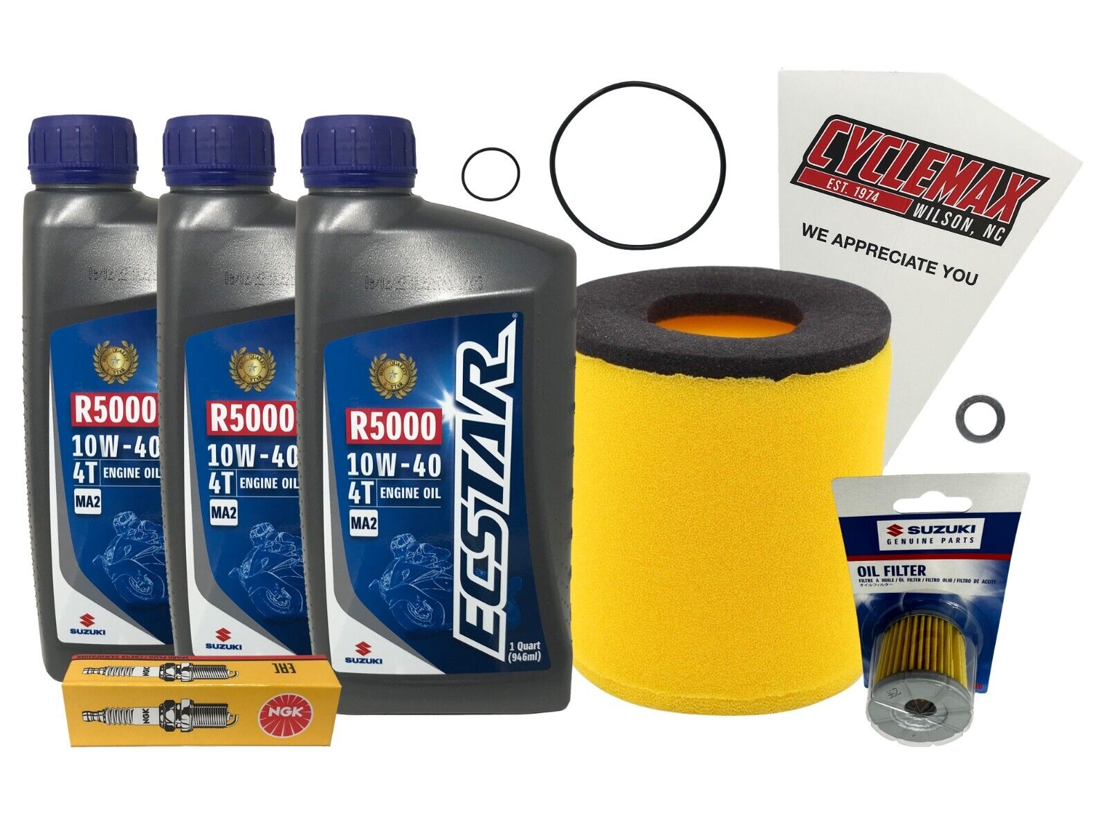 Cyclemax Standard Full Service Kit fits 2003-2018 Suzuki LTZ 400 QuadSport