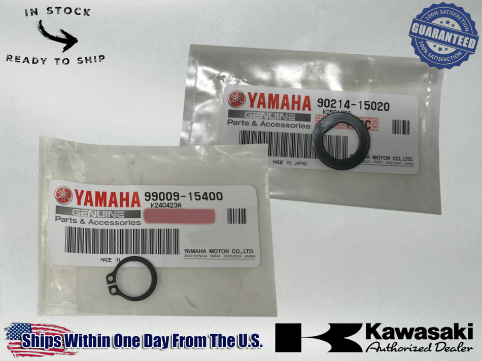 Yamaha Genuine OEM Banshee Kicker Idler gear C clip circlip & washer claw