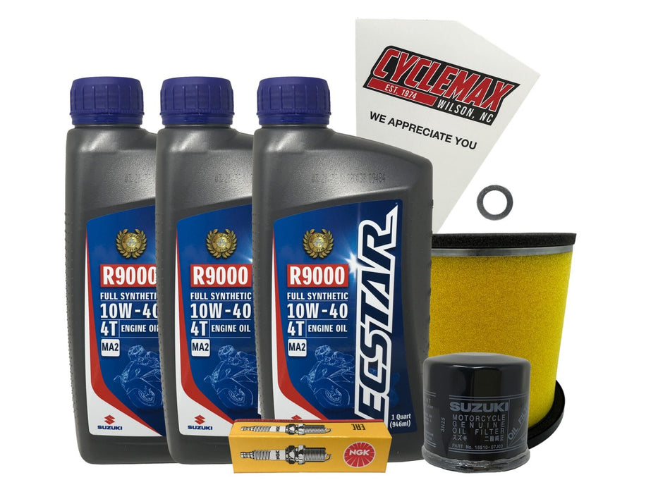 Full Synthetic Tune Up Kit w/ Spark Plug fits 2009-2014 Suzuki LT-A500