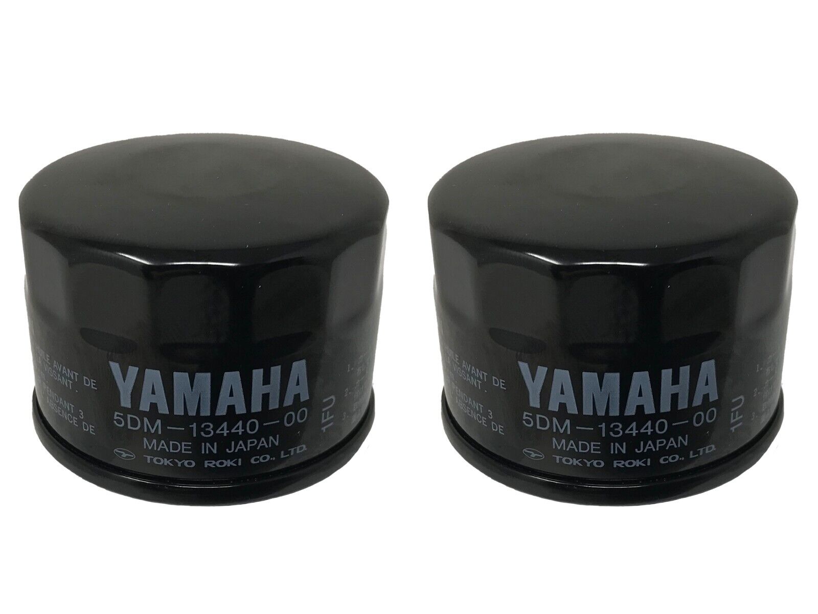 OEM YAMAHA OIL FILTER 5DM-13440-00 2 PACK